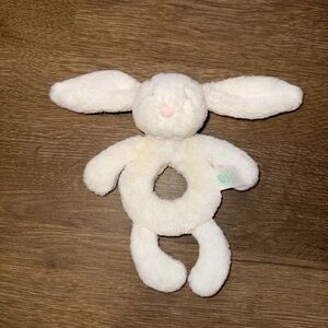 Little Jellycat Bashful Bunny Plush Rattle Ring Baby Soft Toy Stuffed Animal
